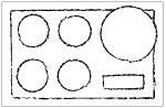 This pdf opens in a new window: greeting card designs - five circles and a rectangle thumbnail