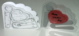 Greeting card prototypes - Valentines Day card example - thumbnail
