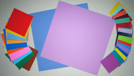 Mothers Day origami card materials