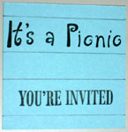 Unique picnic invitation step 15