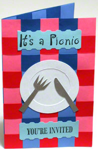 Unique picnic invitation