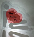 Unique Valentines Day card that's transparent - thumbnail