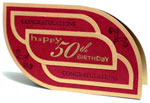 50th birthday greeting card thumbnail