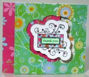 Creative thank you card making instructions step 23