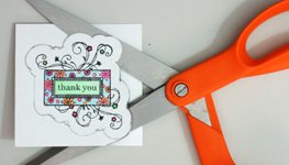 Creative thank you card making instructions step 8