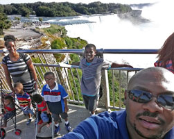 Family vacation at Niagara Falls