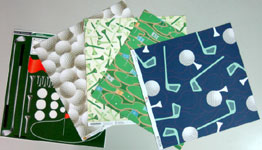Golf birthday card cardstock of all sorts