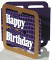 Unique birthday card that looks like a belt - thumbnail